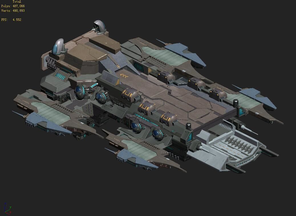 Battlestar - Pier 03 3D model_2