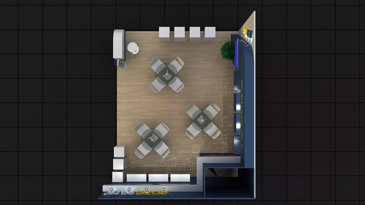 Orthocare Exhibition Stand 3D model