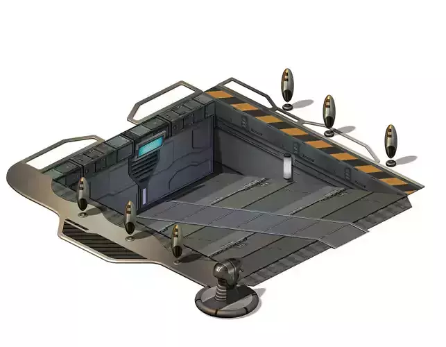 Space-garage entrance