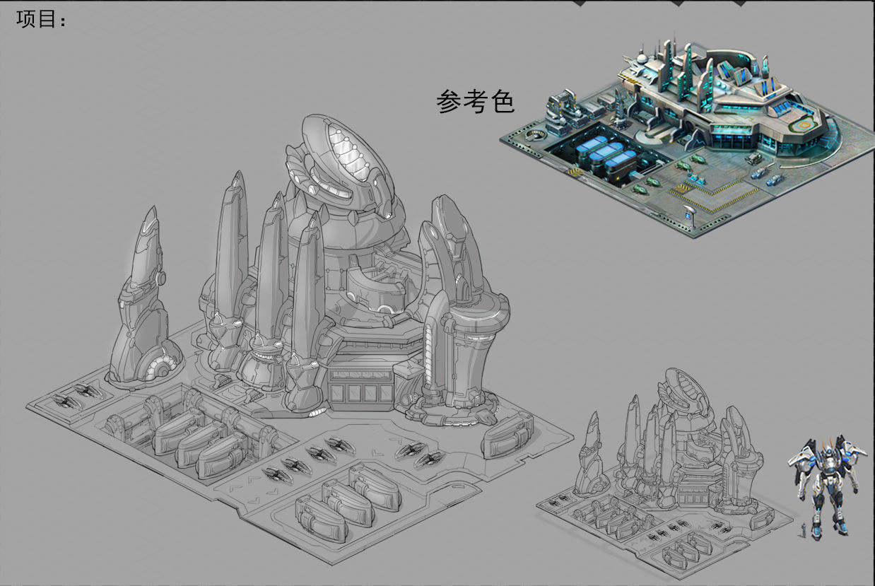 Space - City State - Dock 05 3D model_4