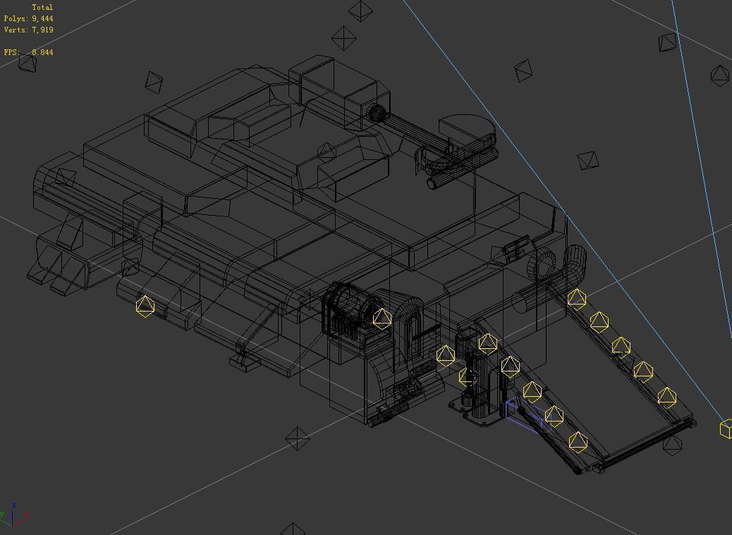 Spacecraft - Ground Platform 06 3D model_2