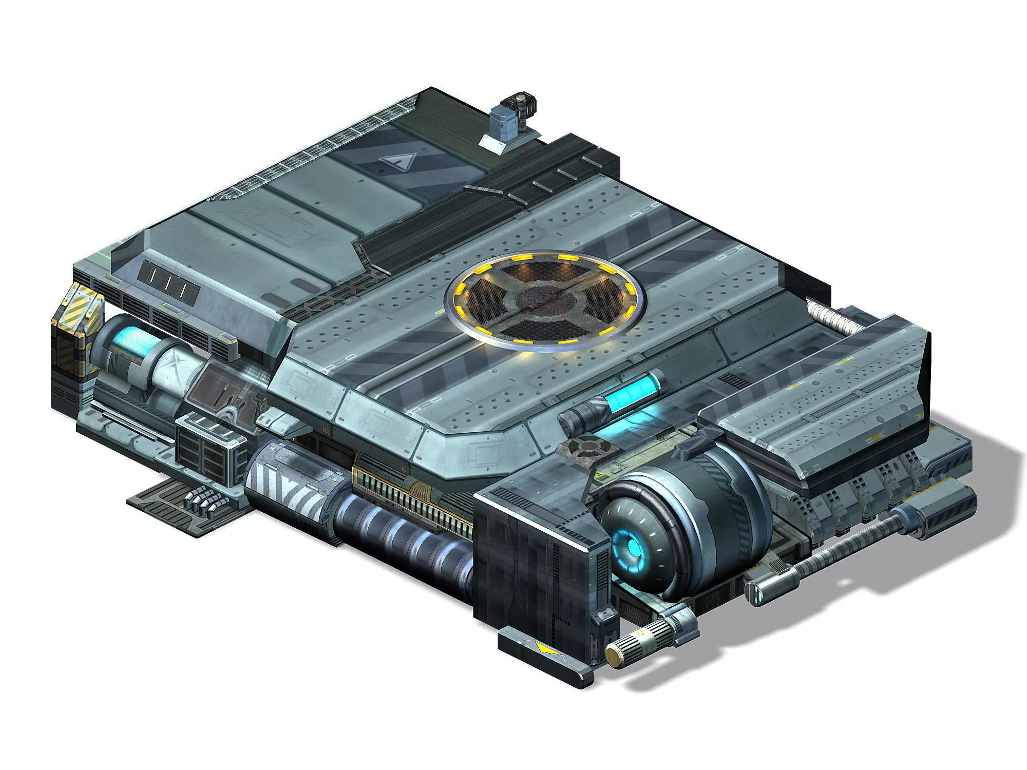 Spacecraft - Ground Platform 07 3D model_0