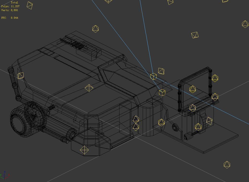 Spacecraft - Ground Platform 08 3D model_2