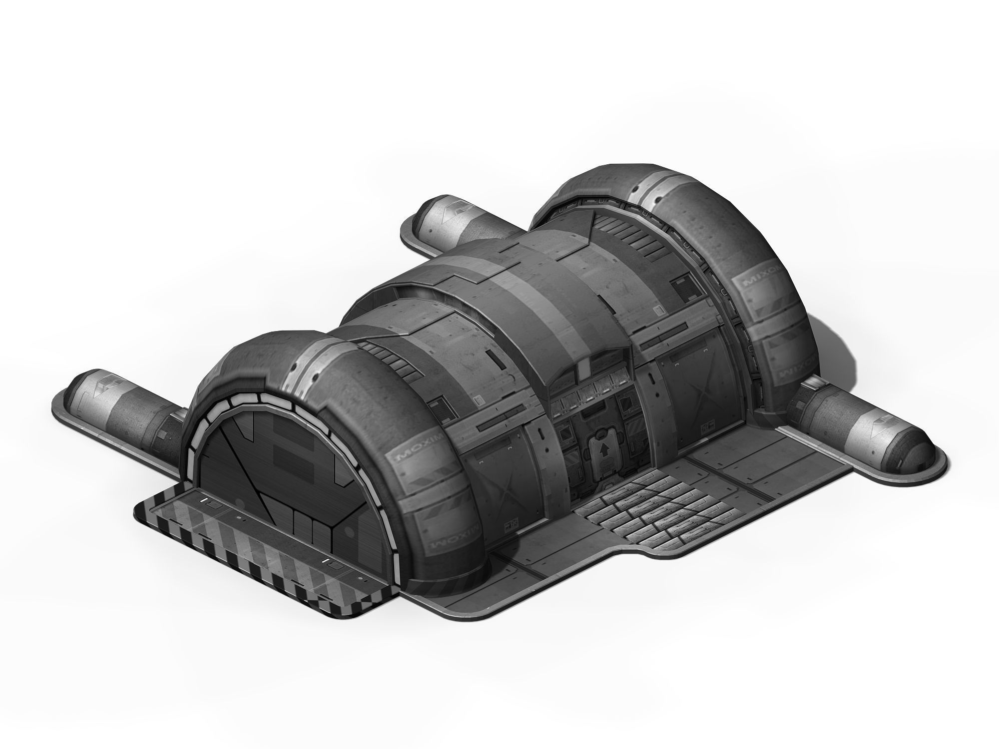 Spacecraft - small ground construction 02 3D model_6