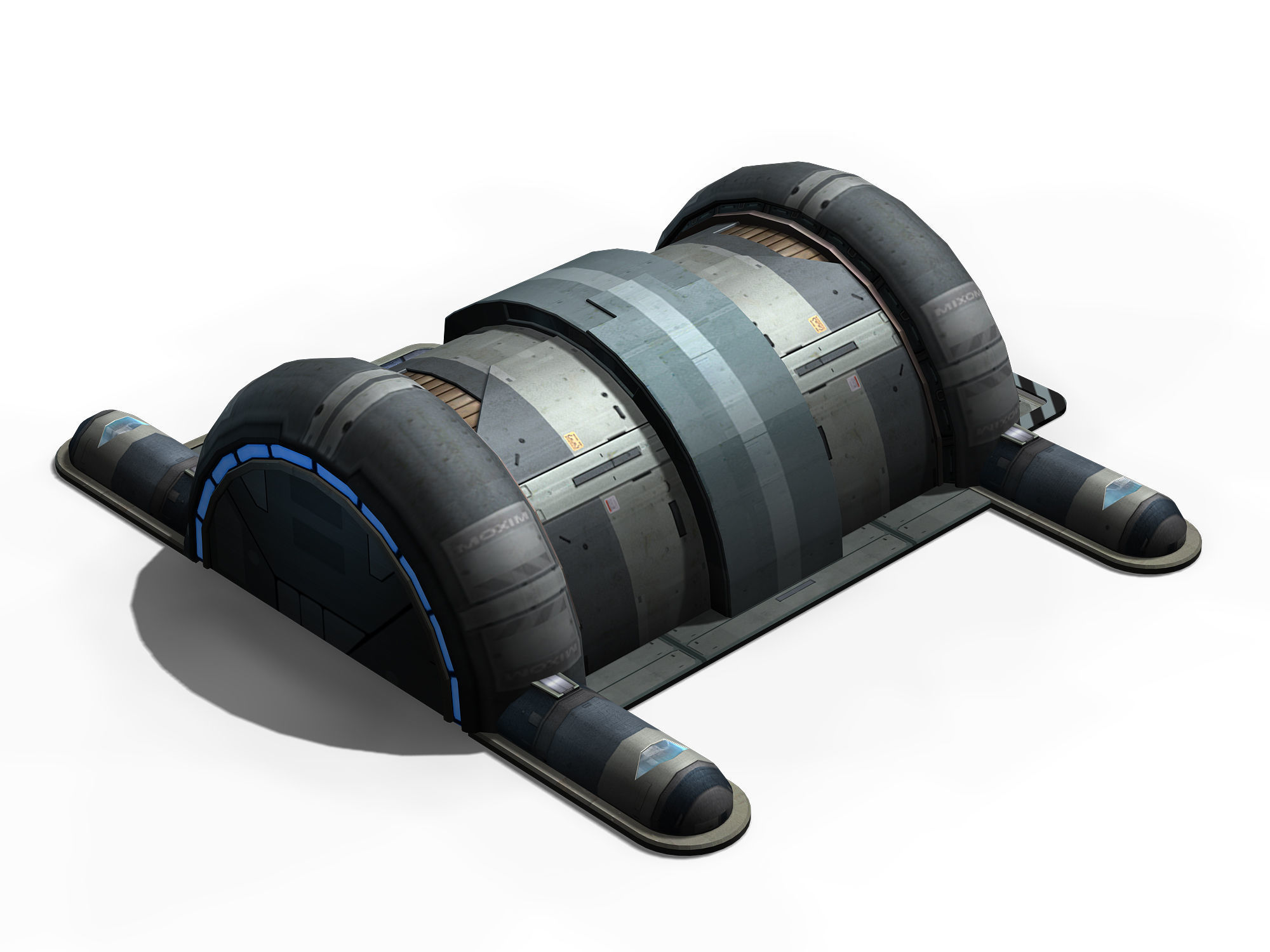 Spacecraft - small ground construction 02 3D model_5