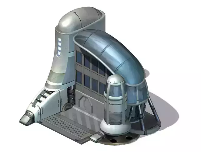 Spacecraft - small ground construction 03