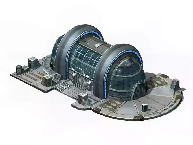 Spacecraft - small ground construction 07