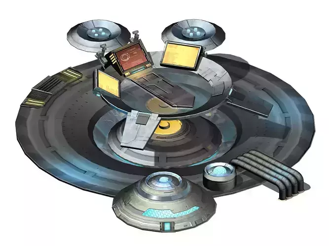 Space Ship - Ground Small Objects 03