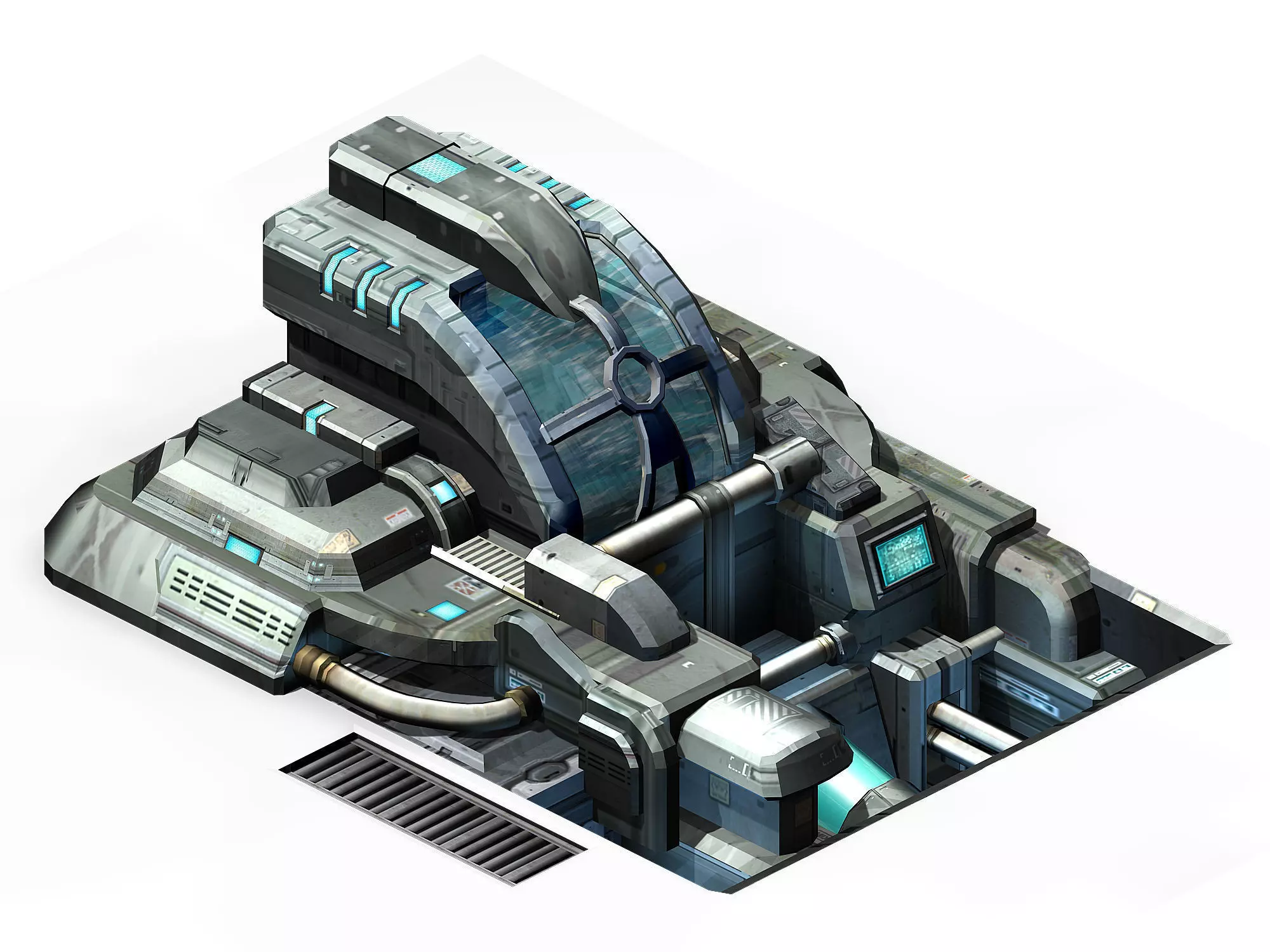 Spaceship - Ground Small Objects 05 3D model_0