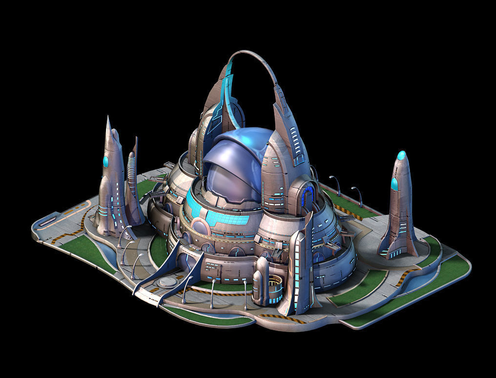 Spacecraft - Terrain Reconstruction Institute 02 3D model_1