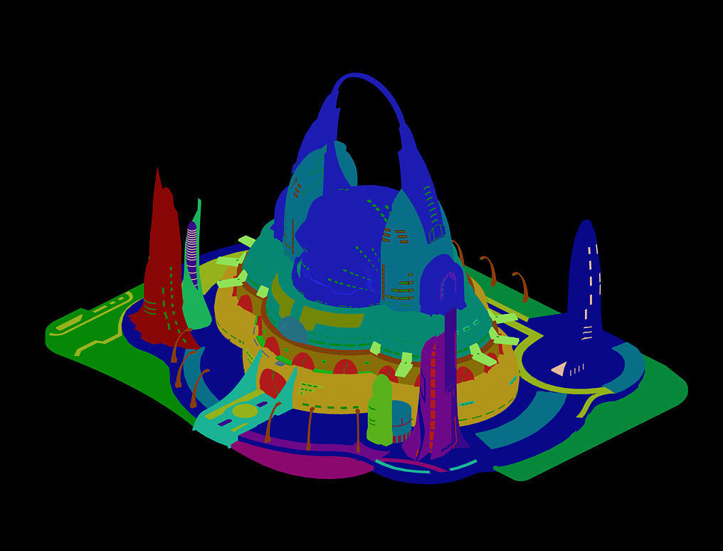Spacecraft - Terrain Reconstruction Institute 02 3D model_4
