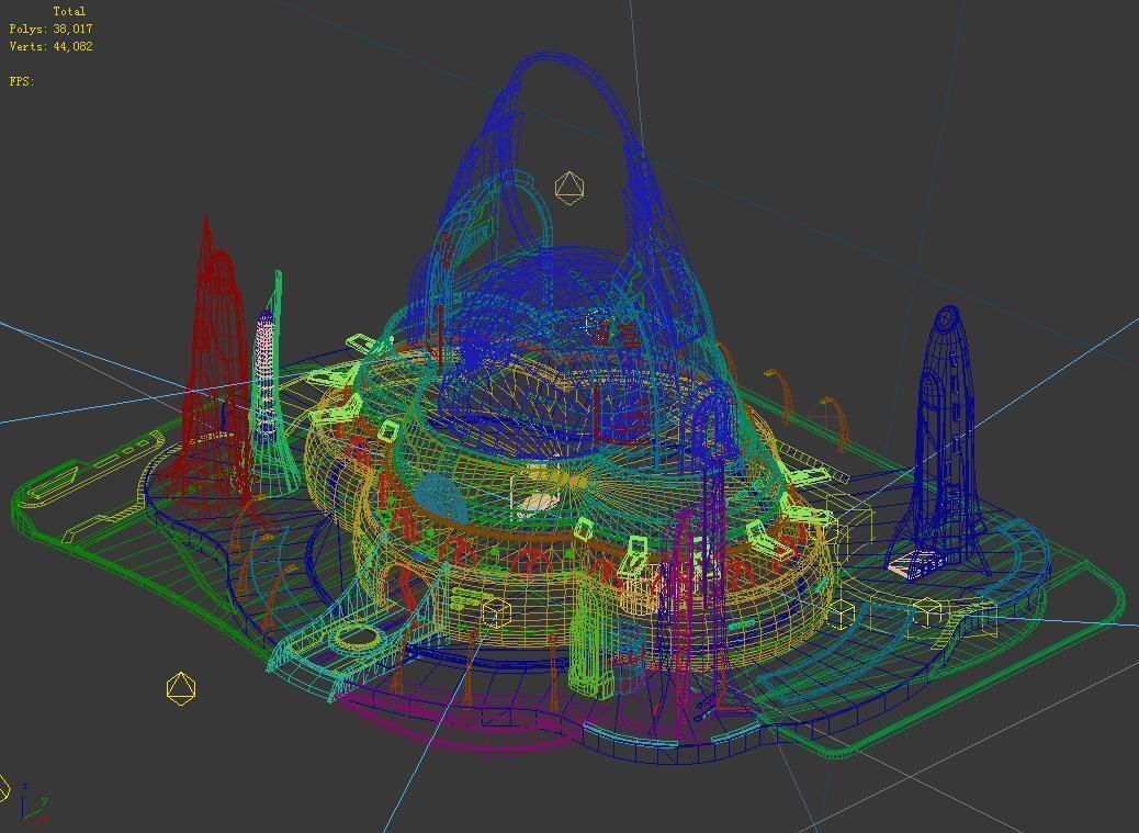 Spacecraft - Terrain Reconstruction Institute 02 3D model_3
