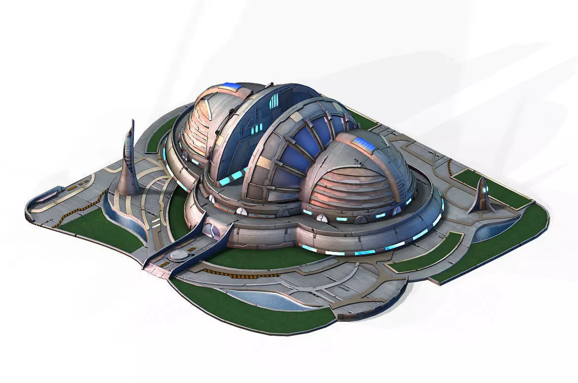 Spacecraft - Terrain Reconstruction Institute 03 3D model_0