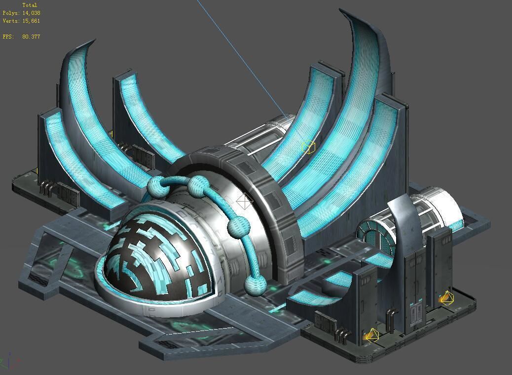 Space-power plant 02 3D model_1