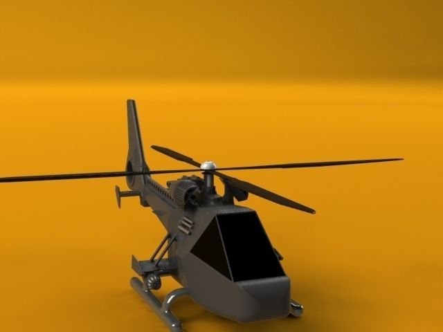 helicopter Free 3D model_1