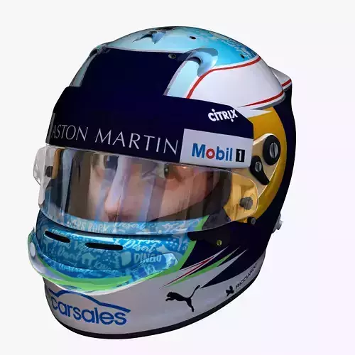 Ricciardo helmet 2018