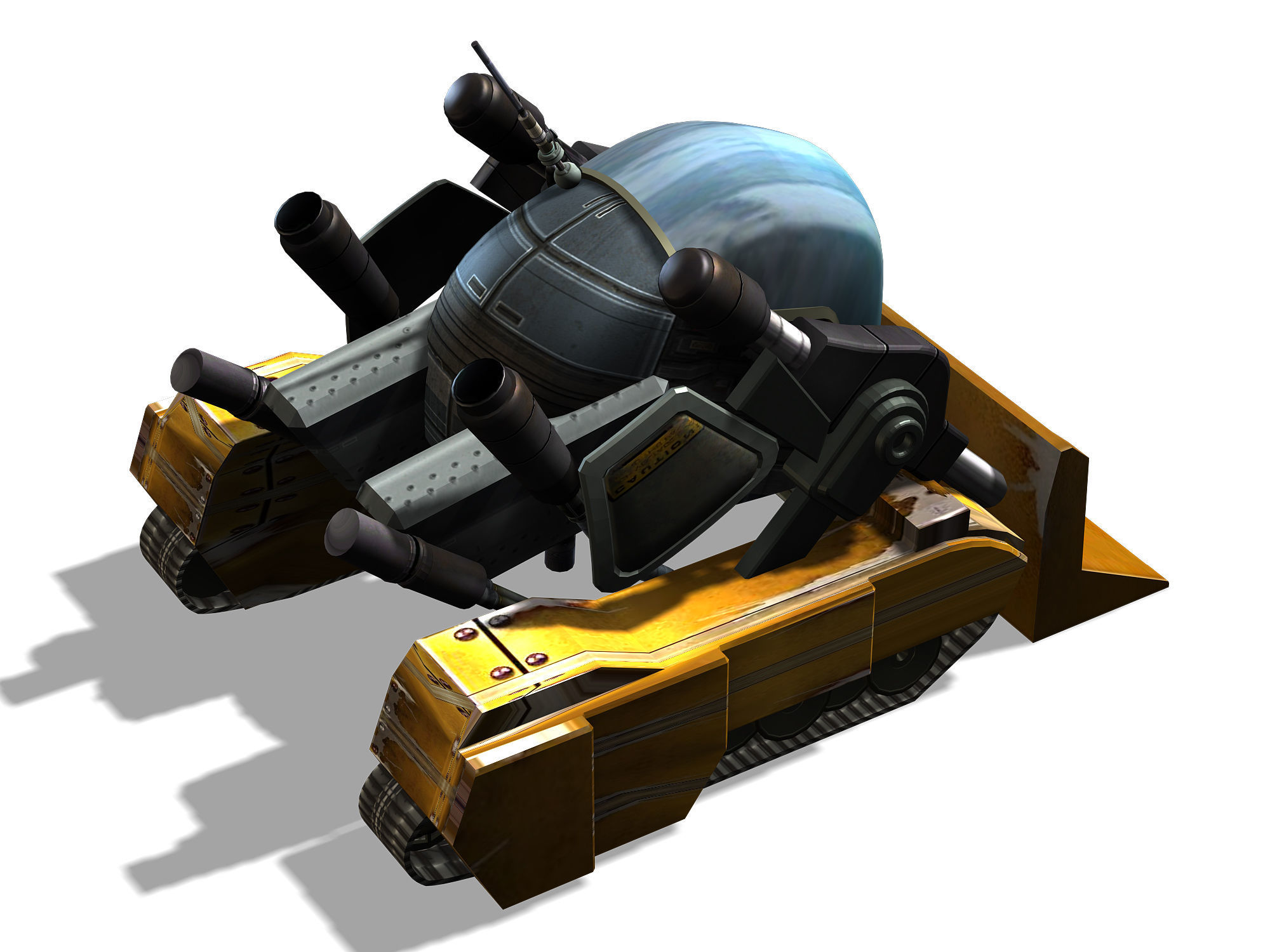 Space Station - Snow Shovel 01 3D model_4