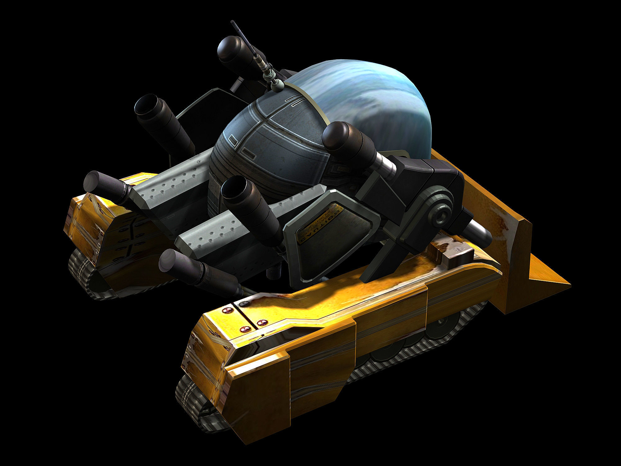 Space Station - Snow Shovel 01 3D model_5