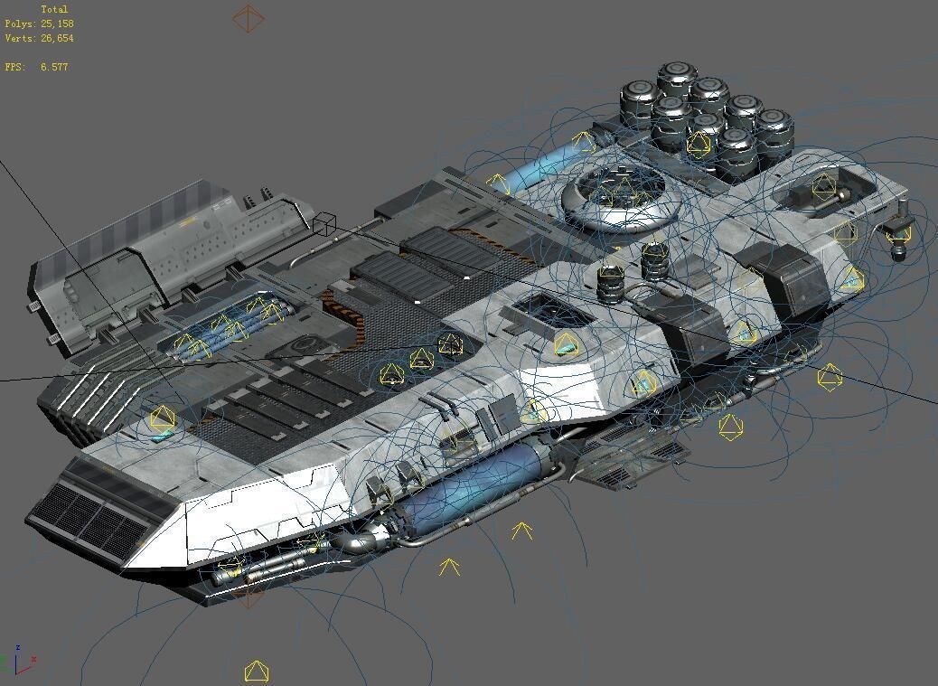 Space Station - Ground Operating Platform 01 3D model_2
