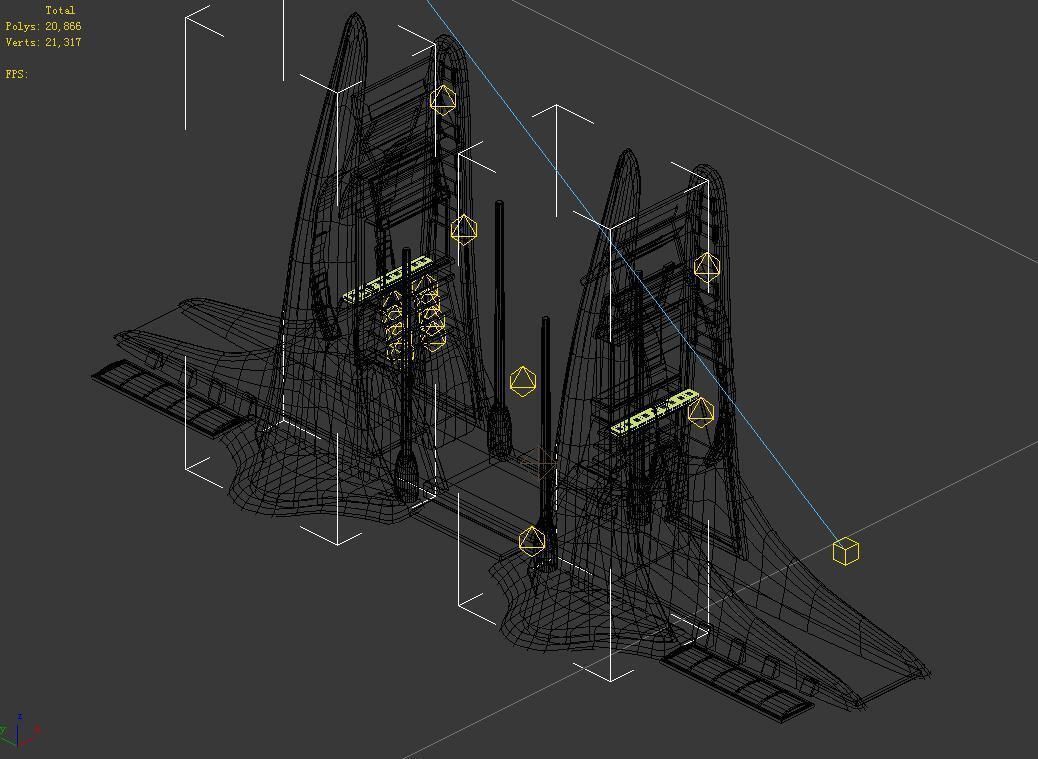 Space Station - Ground Function Gate 01 3D model_2