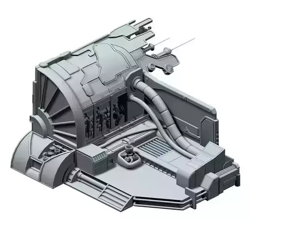 Space Station - Interior Wall 01