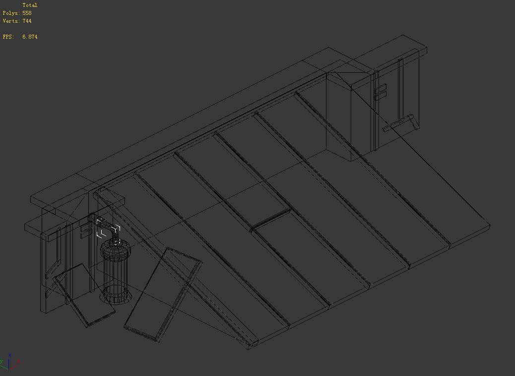 Space Station - Slope 03 3D model_2