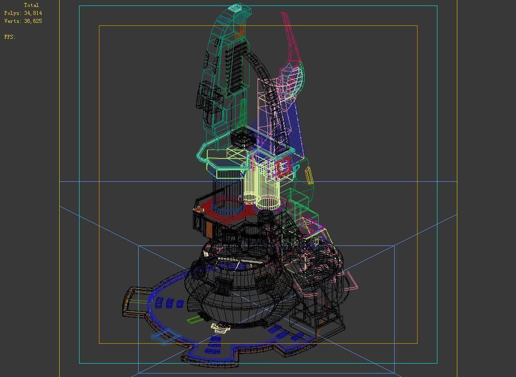 Space Station - Occupy Tower 03 3D model_2