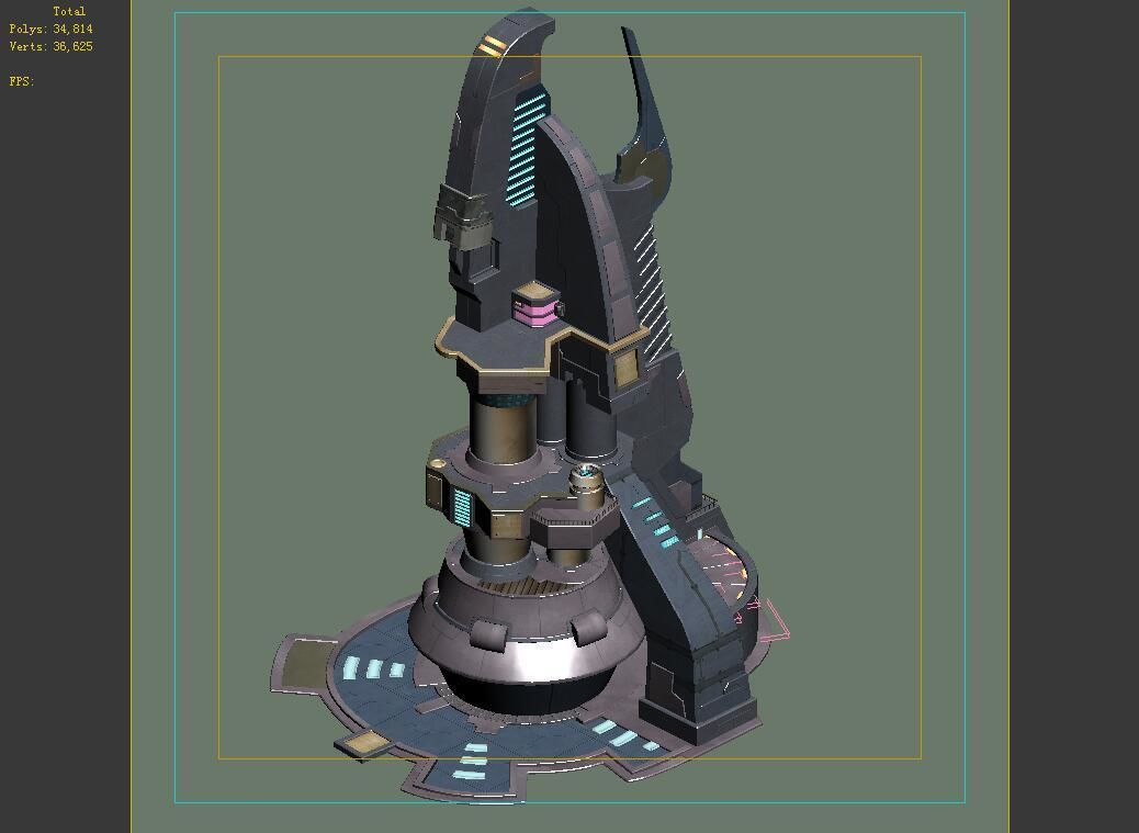 Space Station - Occupy Tower 03 3D model_1