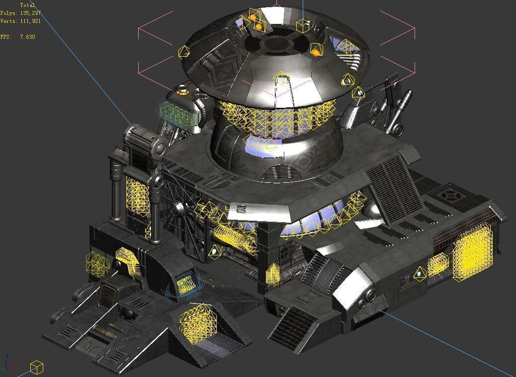 Titan - Small Base - Academy of Sciences 02 3D model_2