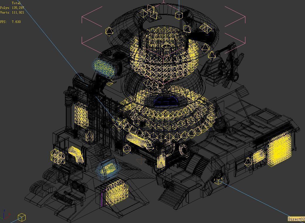 Titan - Small Base - Academy of Sciences 02 3D model_1
