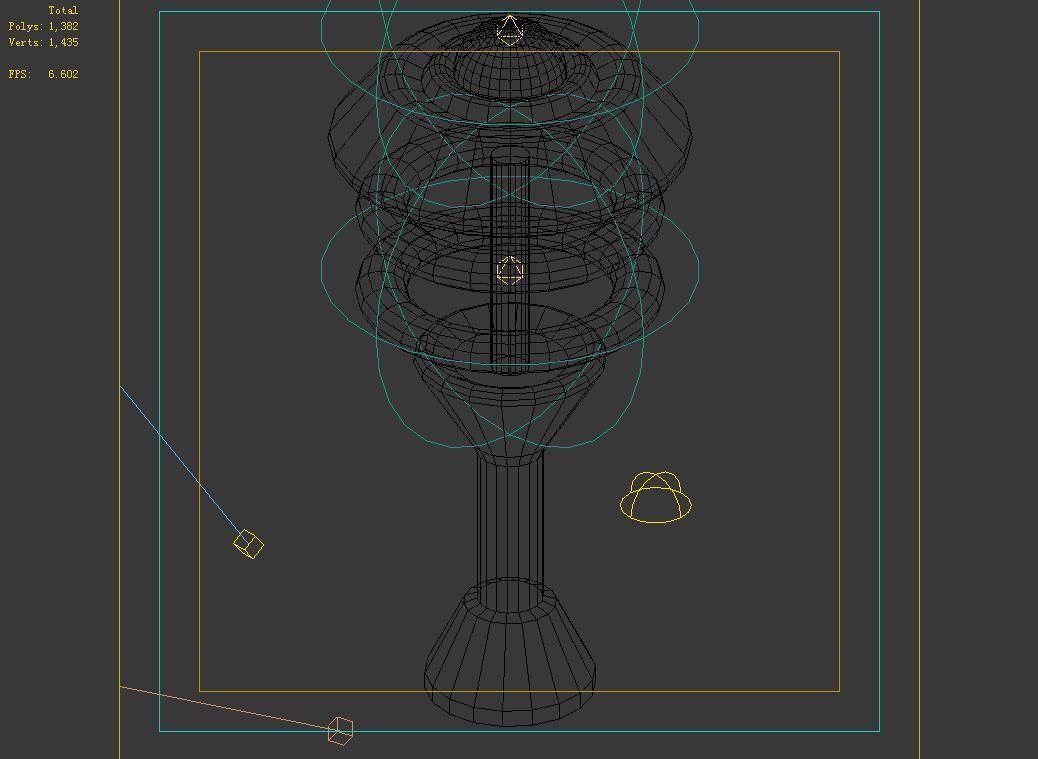 Satellite city object 00 3D model_2