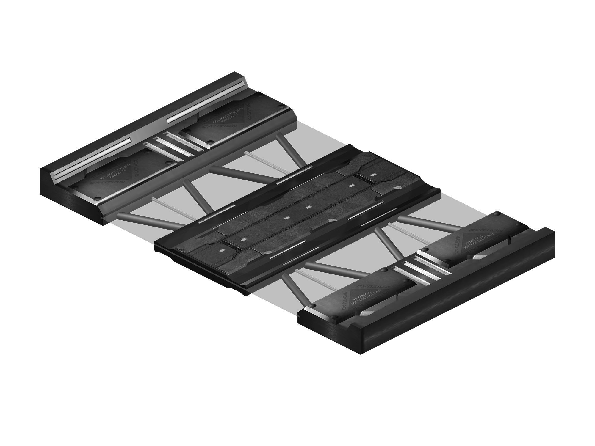 Satellite City Objects - Road 20 3D model_4