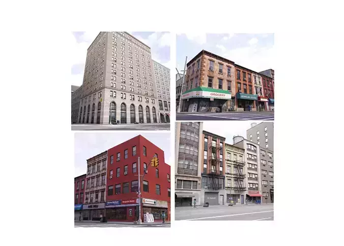 New York Blocks 3D Model Collection