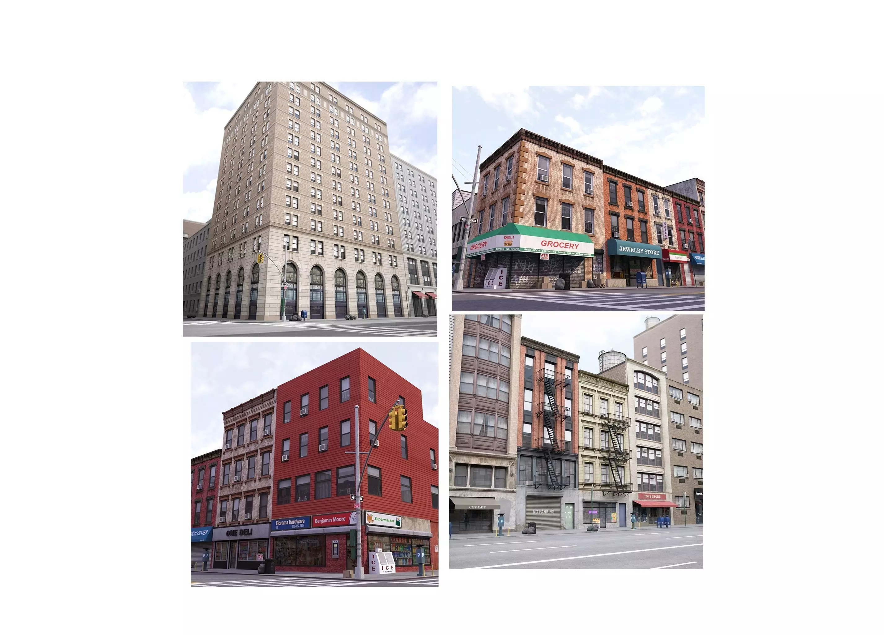 New York Blocks 3D Model Pack