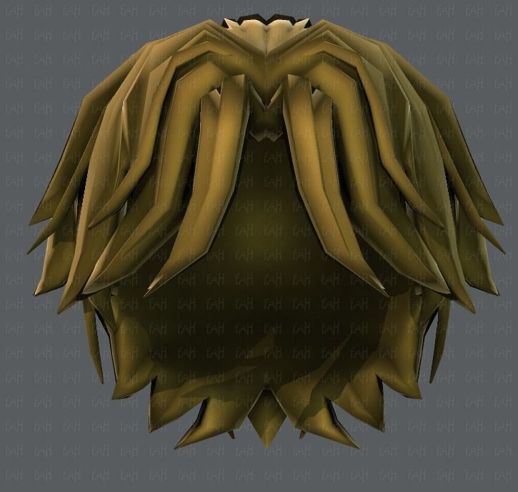 3D Hair style for boy V33 Low-poly 3D model_39