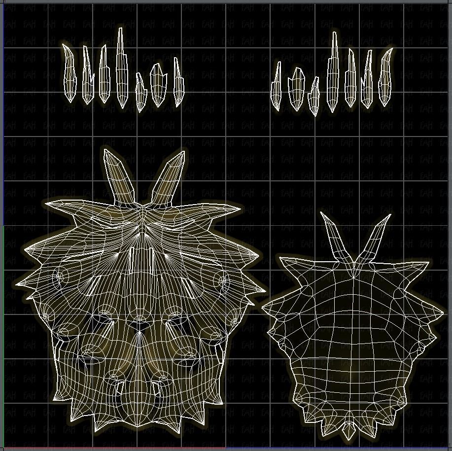 3D Hair style for boy V33 Low-poly 3D model_45