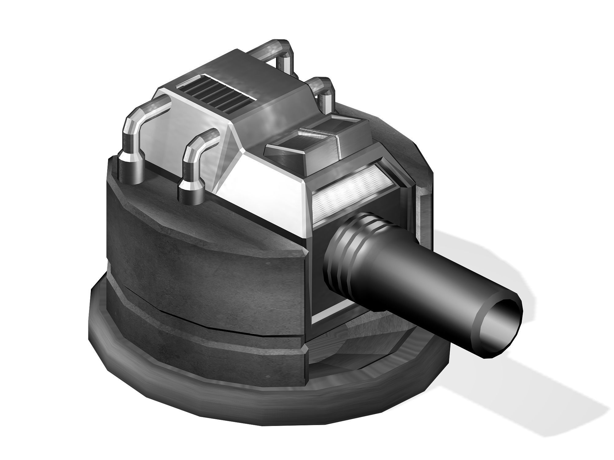 Satellite City Objects - Battery 15 3D model_4