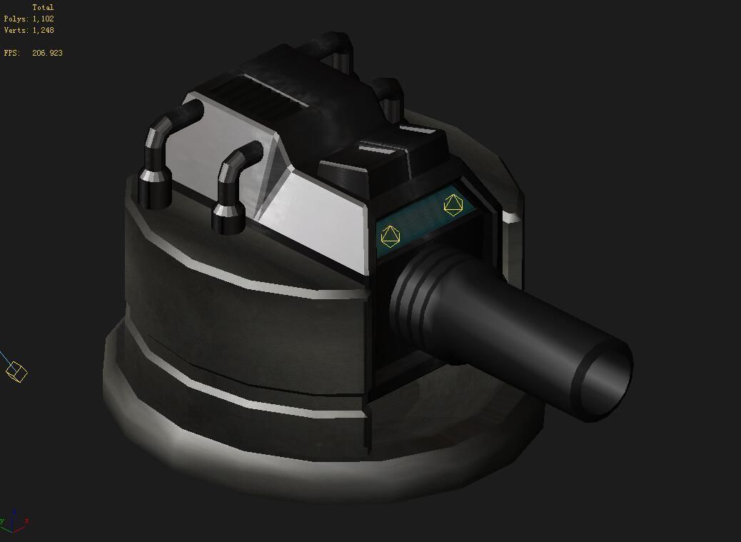 Satellite City Objects - Battery 15 3D model_2