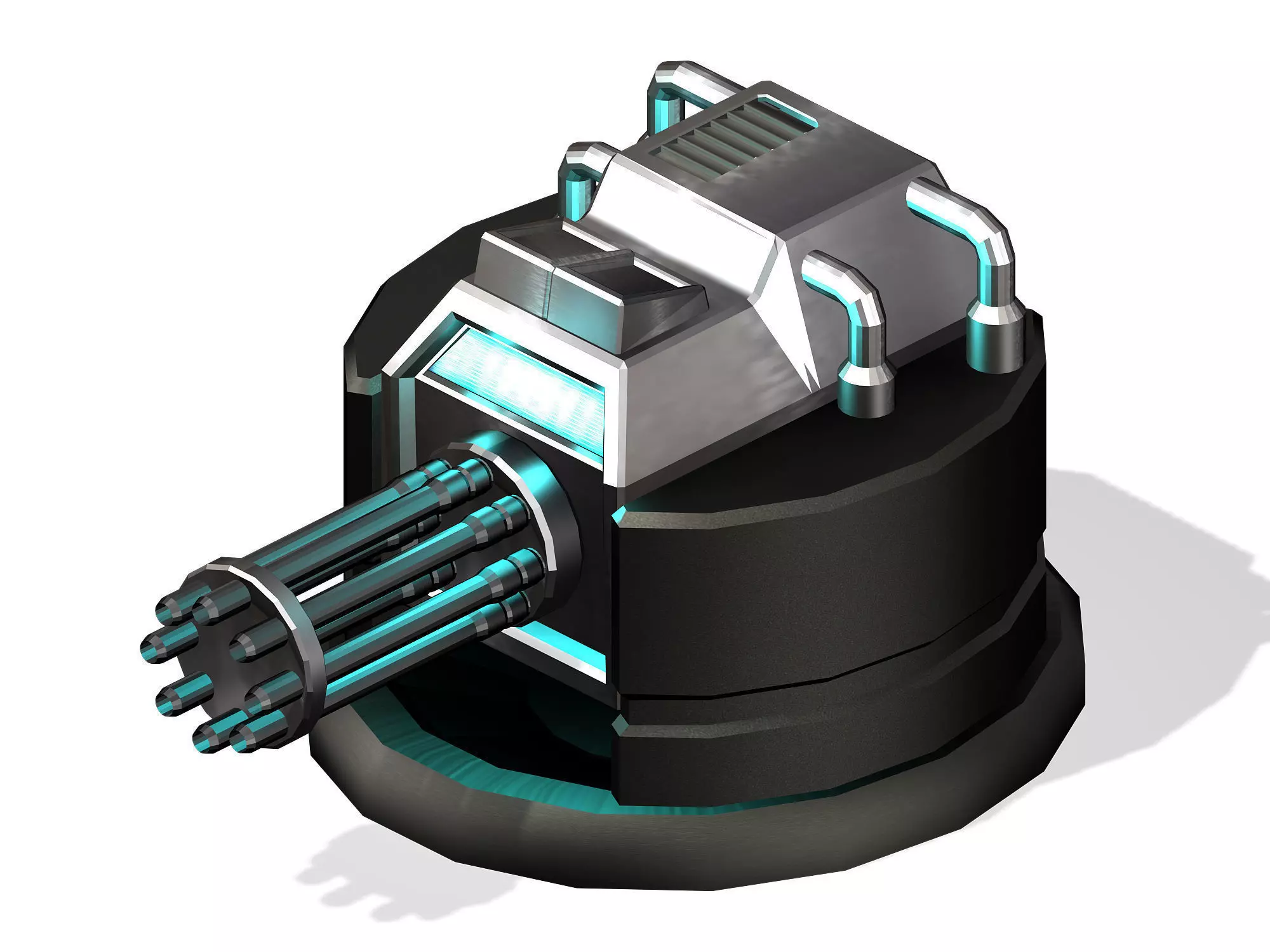 Satellite City Objects - Battery 16 3D model_0