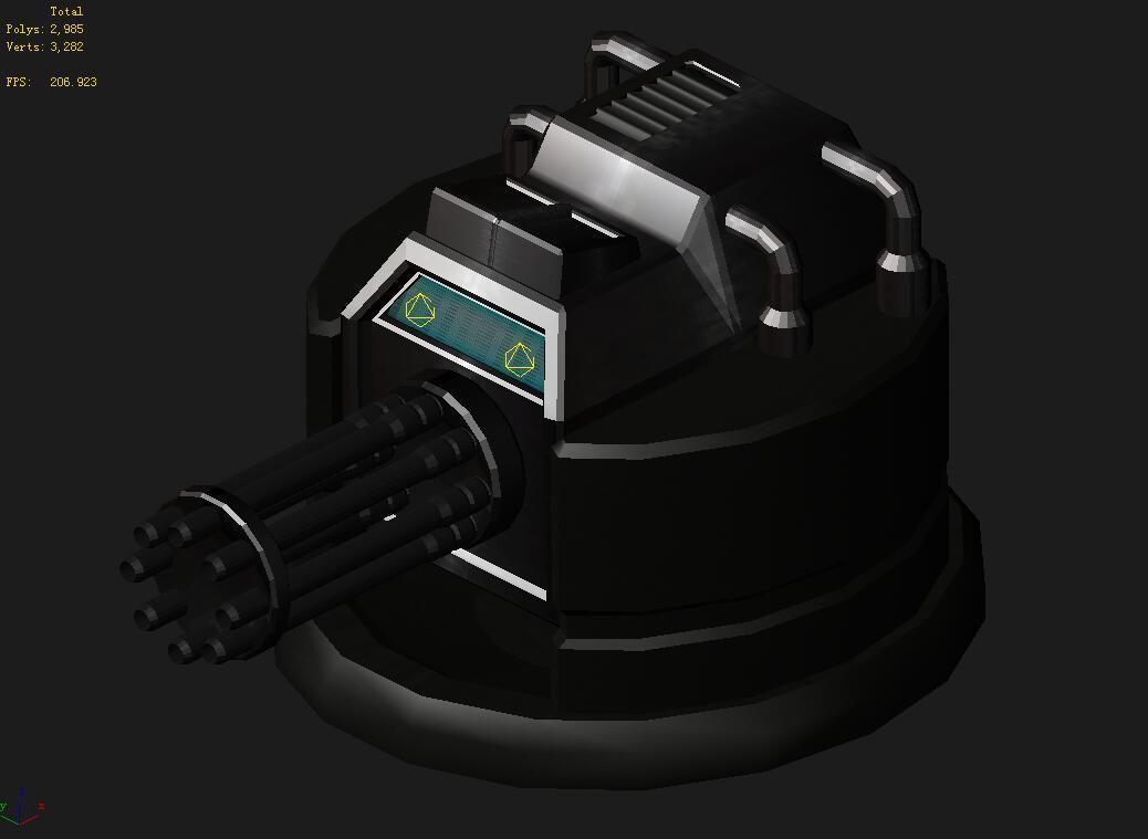 Satellite City Objects - Battery 16 3D model_1