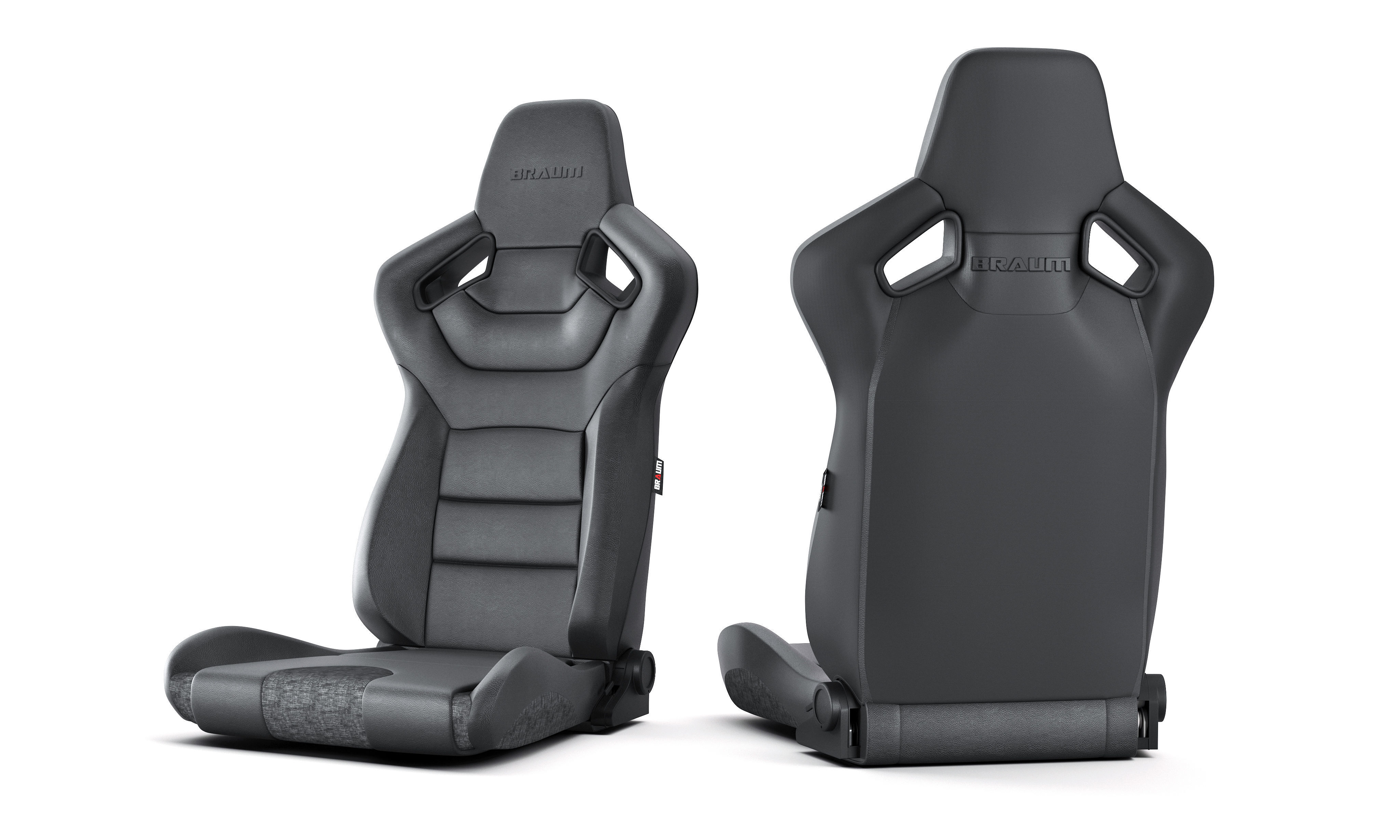 Braum Car Racing Seat 3D model_1