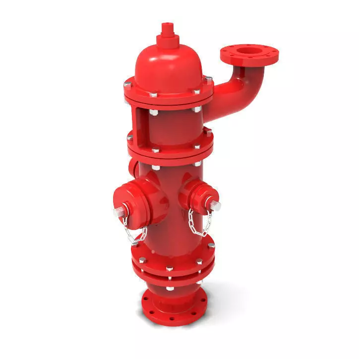 American Flow Control B50B HYDRANT 3D model_0