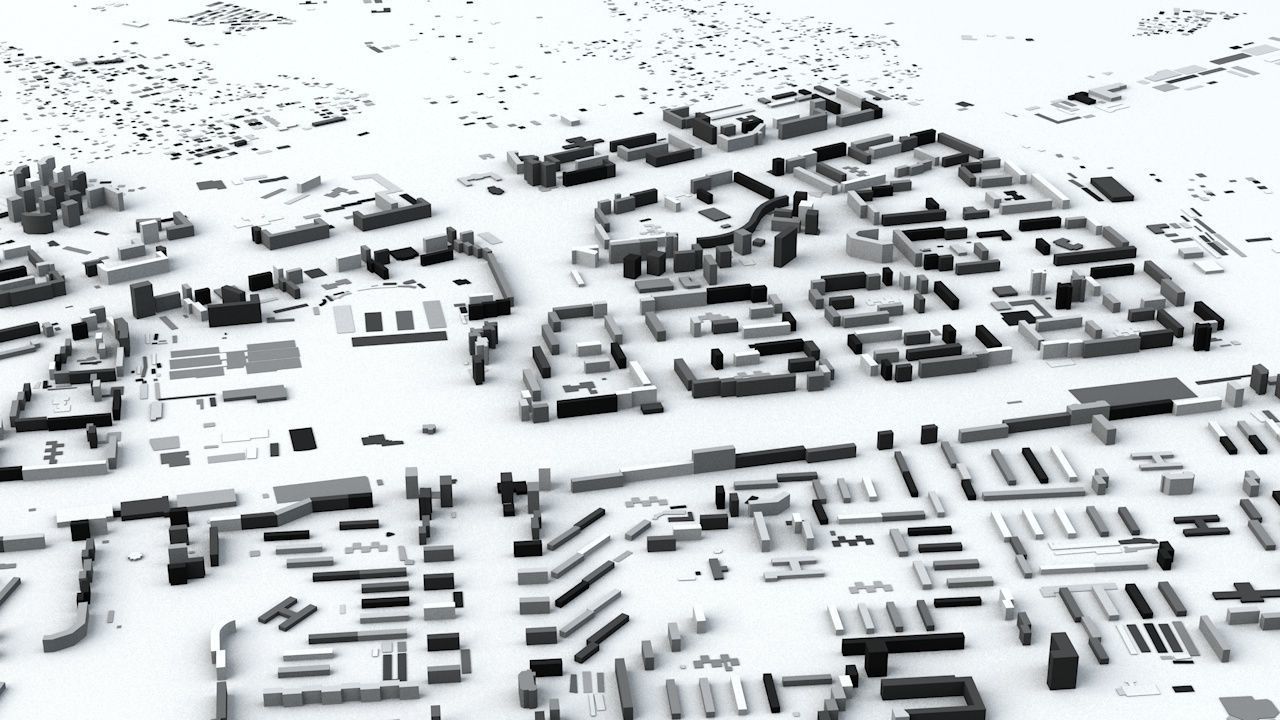 Samara Streets and Buildings 3D model_5