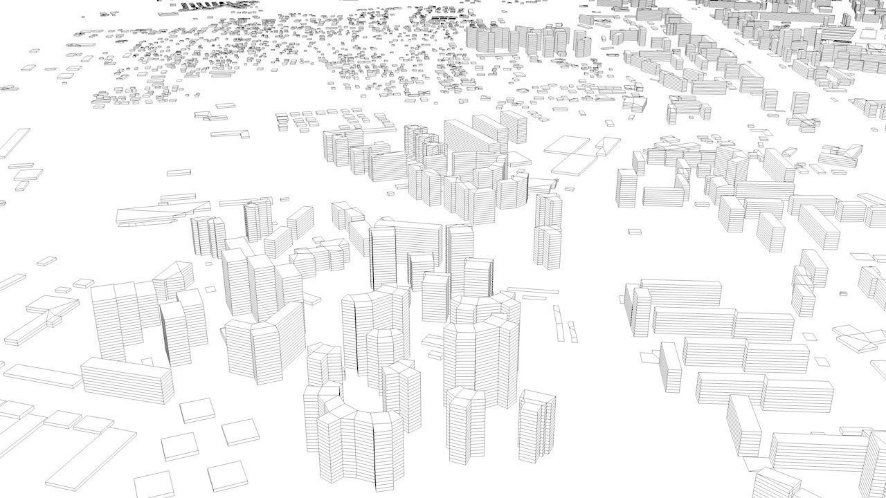 Samara Streets and Buildings 3D model_12