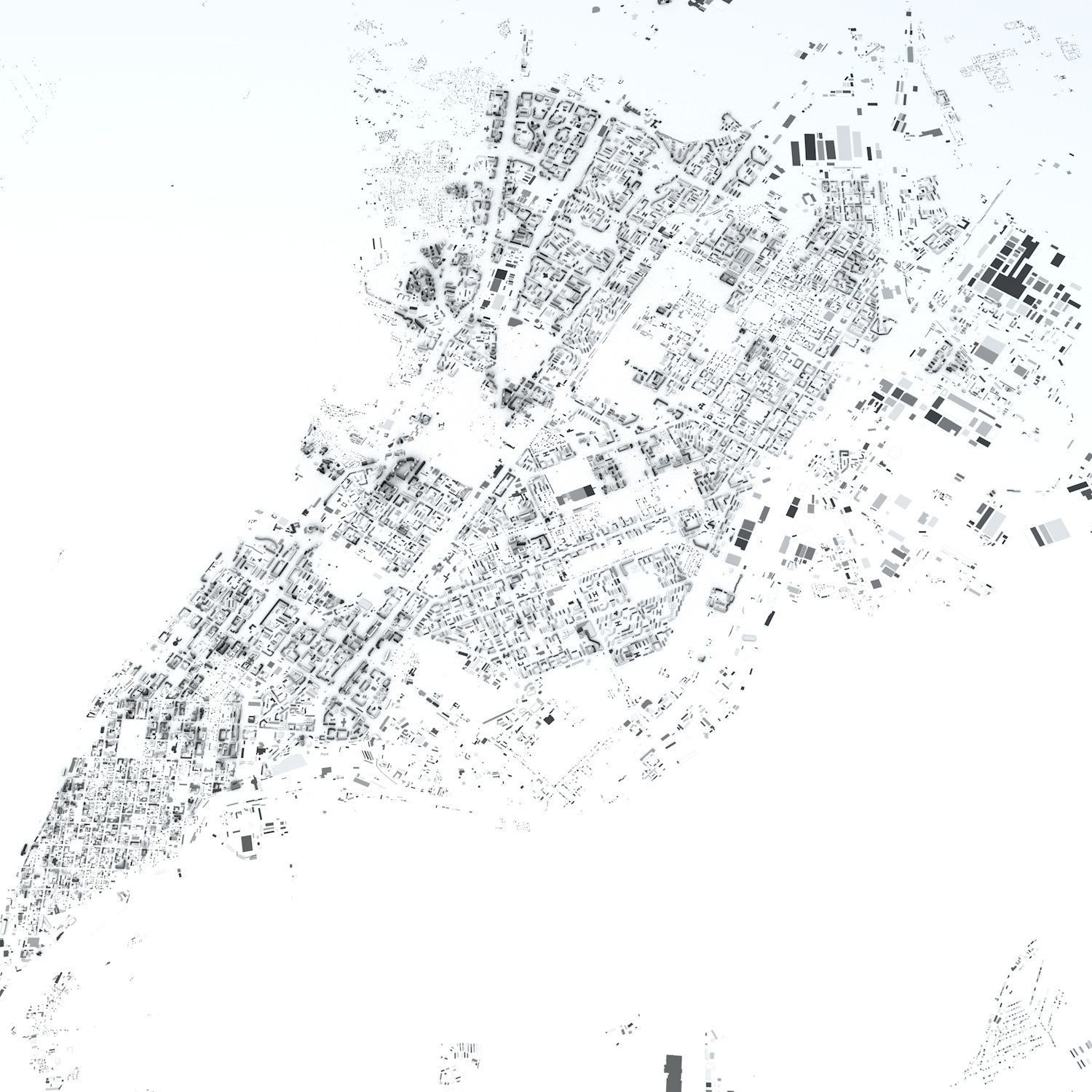 Samara Streets and Buildings 3D model_9