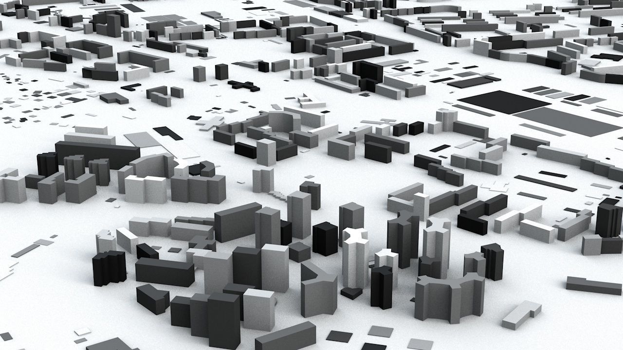 Samara Streets and Buildings 3D model_7