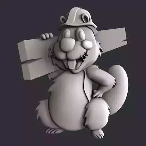 3d STL models for CNC beaver