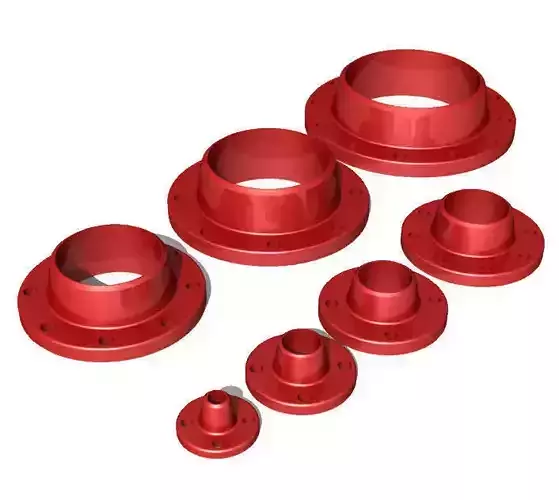 3D Welding Neck Flanges