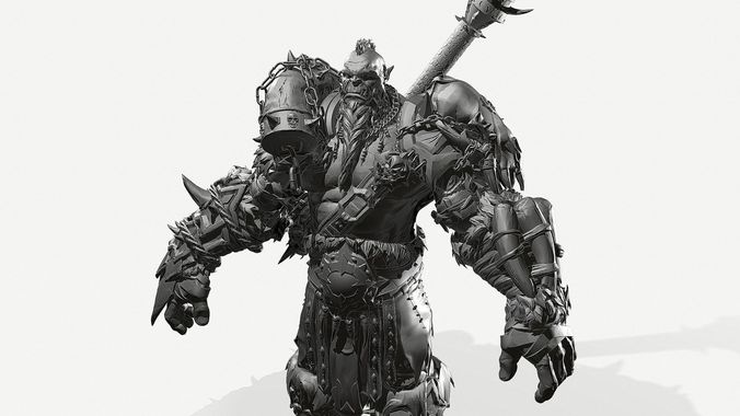Zbrush Orc 3D model