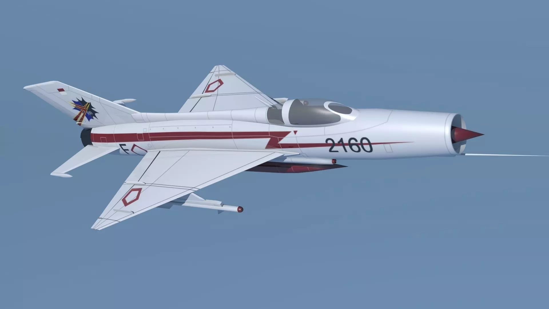 MiG-21 AURI 3D model